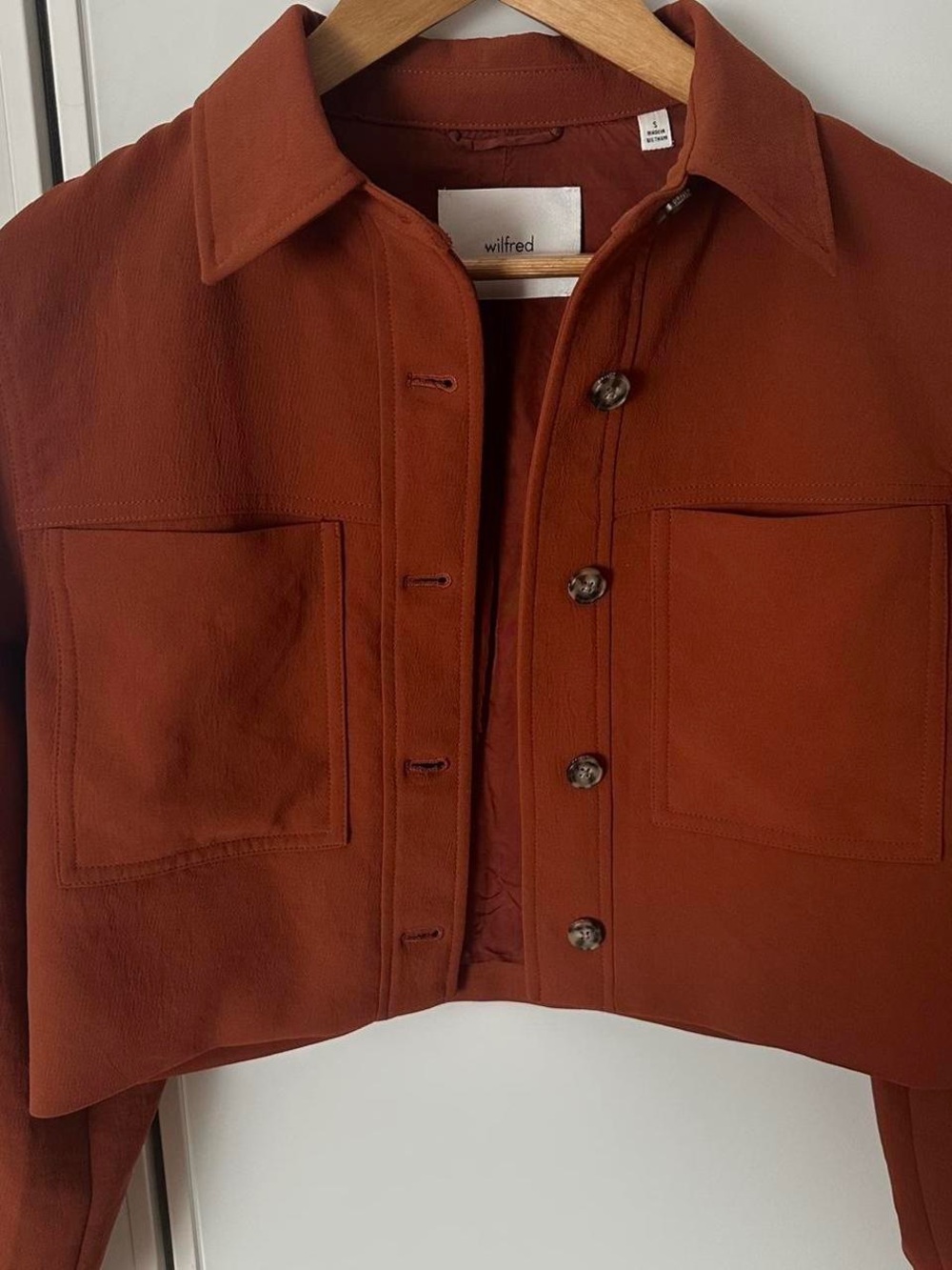 Aritzia Women's Orange and Brown Jacket